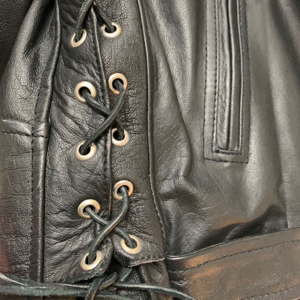 Vintage Leather Motorcycle Jacket - Picture 9 of 9